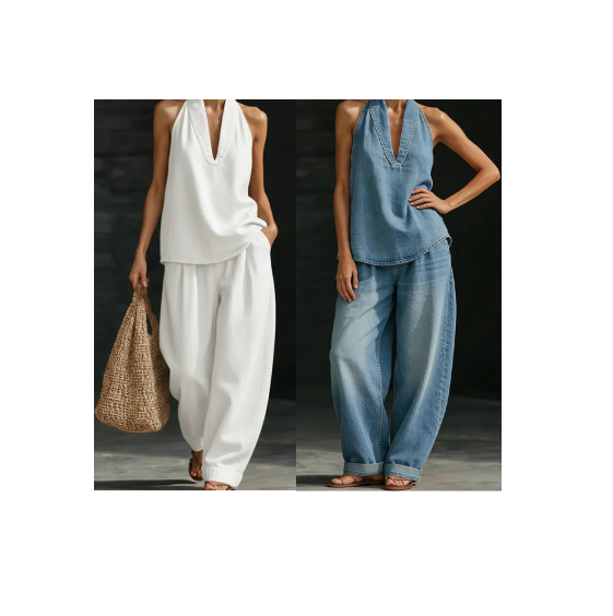 đđ„ 50 % DE RĂDUCTION âš Ensemble jean femme 2026 đ Effet dĂ©lavĂ© rĂ©tro â Haute qualitĂ©, dĂ©contractĂ© et rĂ©solument moderne