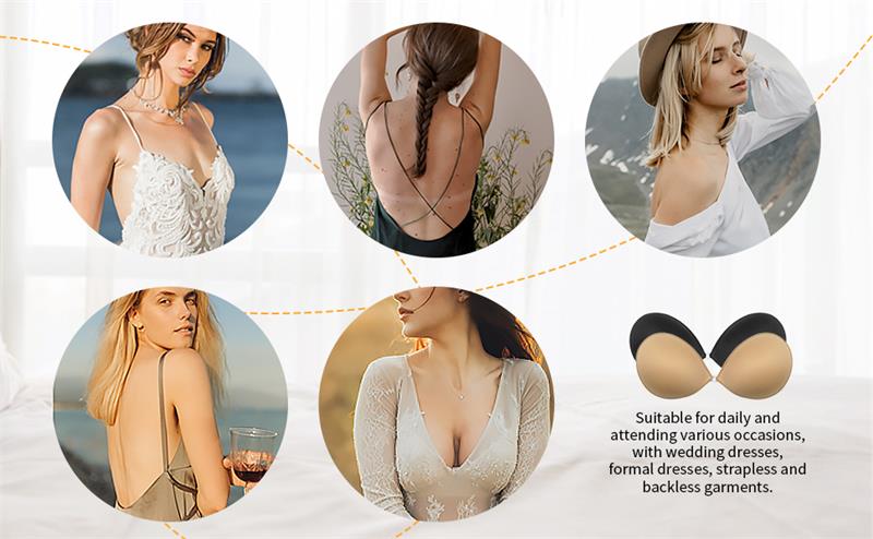 💞 Über 100.000 verkauft! Sommerhit 2026 – nur kurze Zeit -50%🥳Soutien-Gorge Adhésifs à Fronces Invisibles