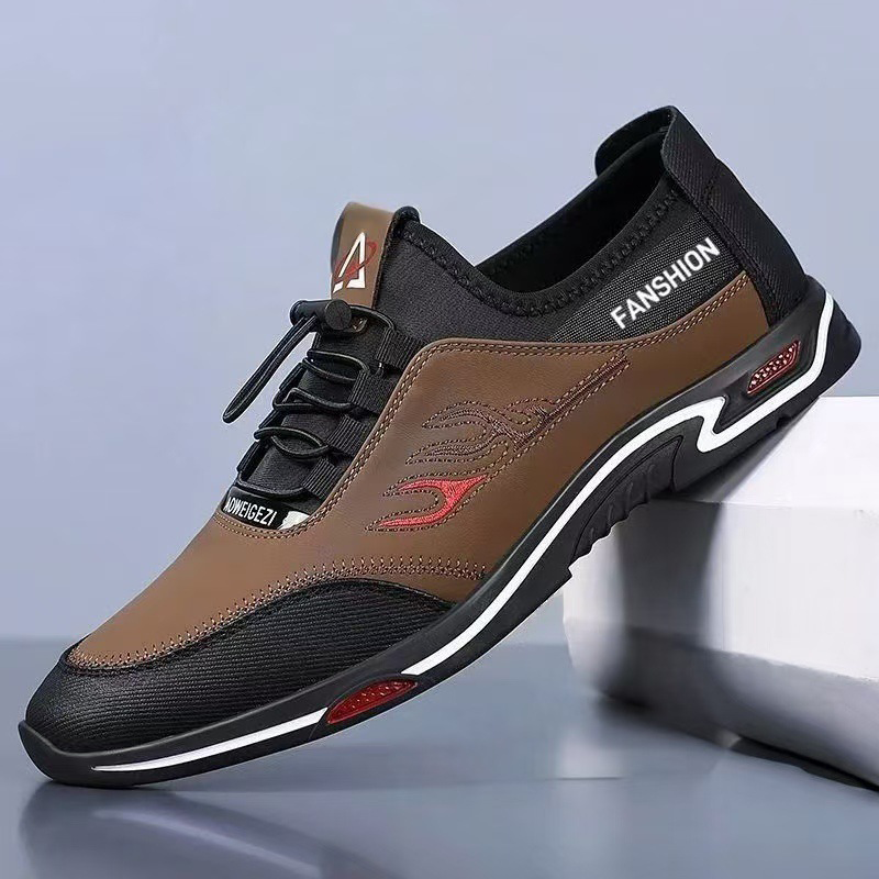 🚶50% DE RÉDUCTION ! Chaussures à enfiler souples et légères pour hommes – Semelle antidérapante, style décontracté 🕶️✨【Offre Limitée】