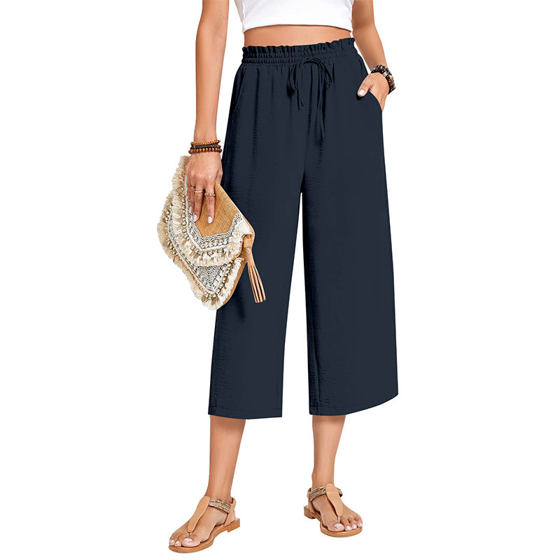 đ Le pantalon d'Ă©tĂ© parfait : Coupe large, taille Ă©lastique & tombĂ© flatteur !