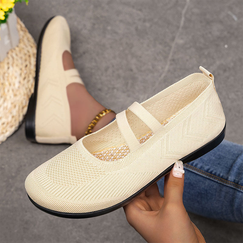 ⏰ Letzte Chance! 50% auf Restbestände! Ballerines Fly Knit respirantes pour femmes