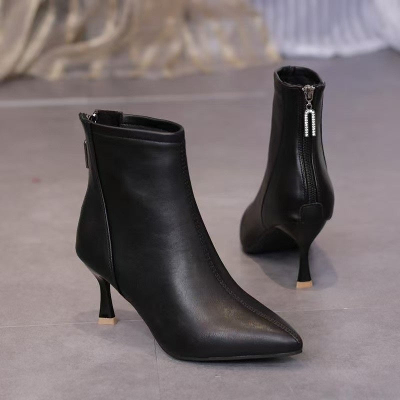 Bottines à bout pointu pour femmes