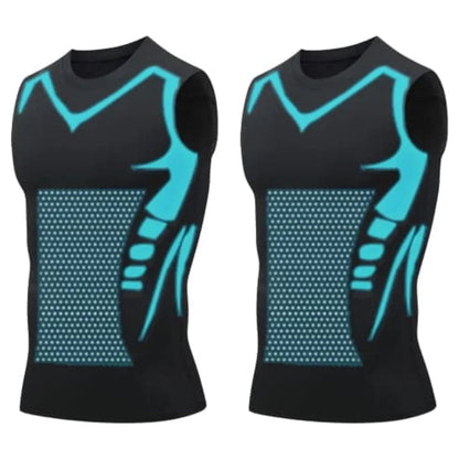 🔥💪 PROMO LIMITÉE 50% ! Gilet Sculptant Ionique pour Homme – Compression Raffraîchissante, Invisible sous les Vêtements, Affine la Silhouette ✨