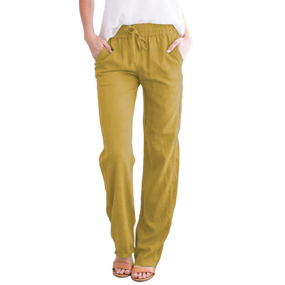 🌸60 % DE RÉDUCTION🌸Pantalon ample et confortable en lin et coton pour femmes