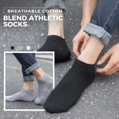 Chaussettes basses respirantes 100 % coton
