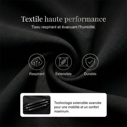 ⏳💥Pantalon pour femme avec poches zippées, confectionné en tissu extensible dans les quatre sens