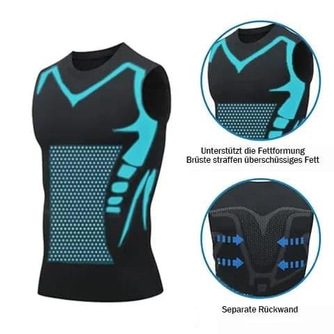 🔥💪 PROMO LIMITÉE 50% ! Gilet Sculptant Ionique pour Homme – Compression Raffraîchissante, Invisible sous les Vêtements, Affine la Silhouette ✨