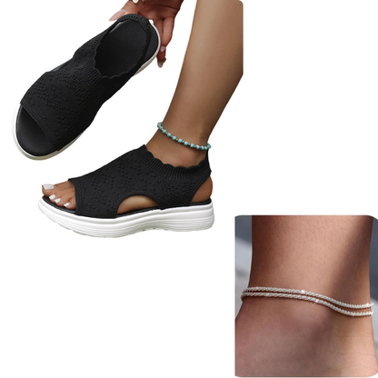 ⏳📢 50 % de réduction ! Sandales en maille respirante 👡