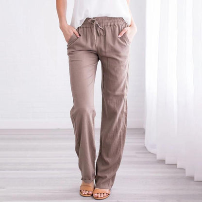 🌸60 % DE RÉDUCTION🌸Pantalon ample et confortable en lin et coton pour femmes