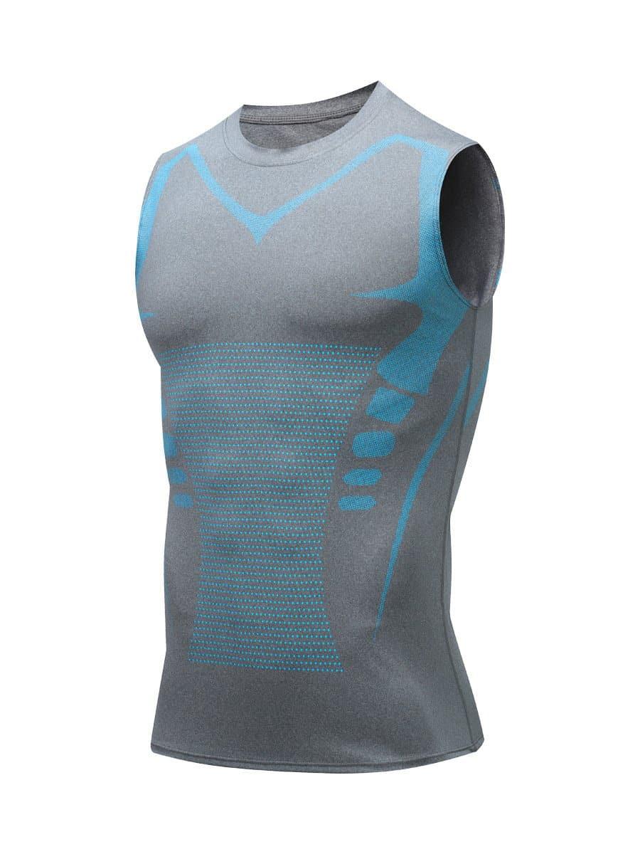 🔥💪 PROMO LIMITÉE 50% ! Gilet Sculptant Ionique pour Homme – Compression Raffraîchissante, Invisible sous les Vêtements, Affine la Silhouette ✨