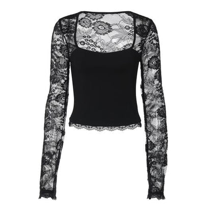 💎 50% DE RÉDUCTION ! 💎 T-shirt Fleuri Transparent – Volants Romantiques, Tissu Doux & Coupe Aérienne (Offre Flash) 👚🌸