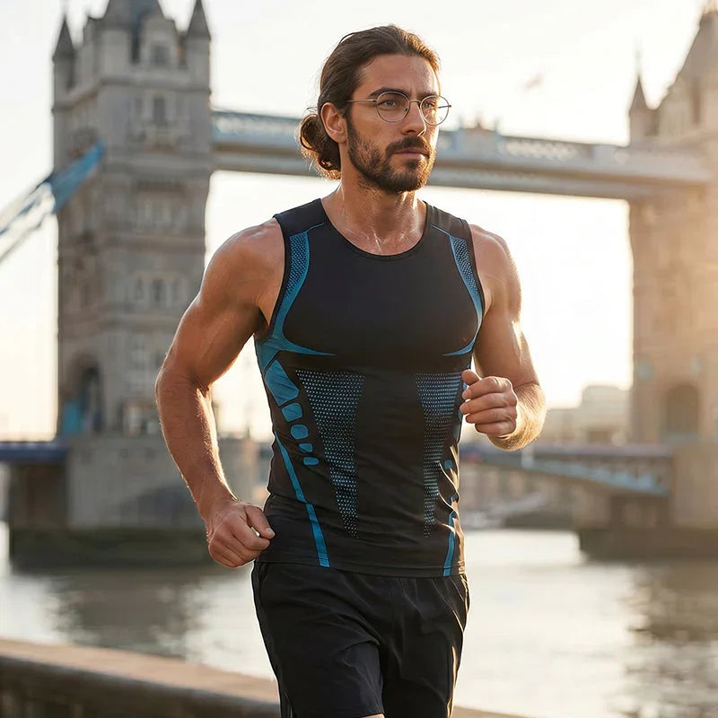 🔥💪 PROMO LIMITÉE 50% ! Gilet Sculptant Ionique pour Homme – Compression Raffraîchissante, Invisible sous les Vêtements, Affine la Silhouette ✨