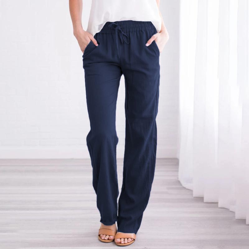 🌸60 % DE RÉDUCTION🌸Pantalon ample et confortable en lin et coton pour femmes