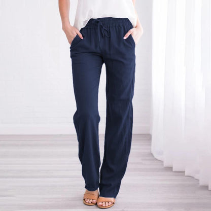🌸60 % DE RÉDUCTION🌸Pantalon ample et confortable en lin et coton pour femmes