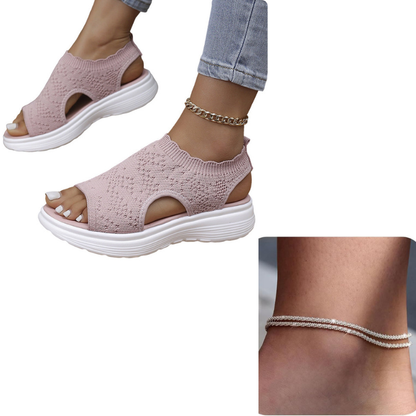 ⏳📢 50 % de réduction ! Sandales en maille respirante 👡
