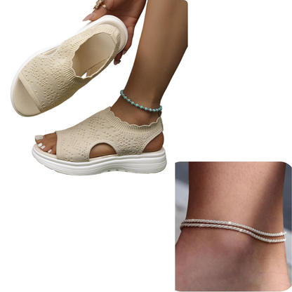 ⏳📢 50 % de réduction ! Sandales en maille respirante 👡