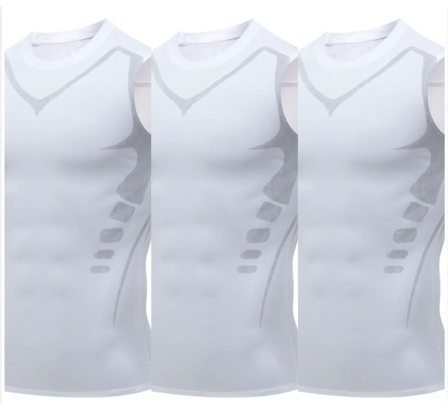 🔥💪 PROMO LIMITÉE 50% ! Gilet Sculptant Ionique pour Homme – Compression Raffraîchissante, Invisible sous les Vêtements, Affine la Silhouette ✨