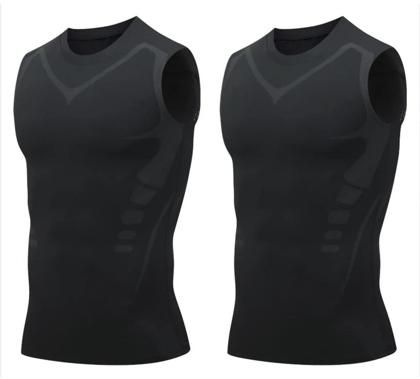 🔥💪 PROMO LIMITÉE 50% ! Gilet Sculptant Ionique pour Homme – Compression Raffraîchissante, Invisible sous les Vêtements, Affine la Silhouette ✨