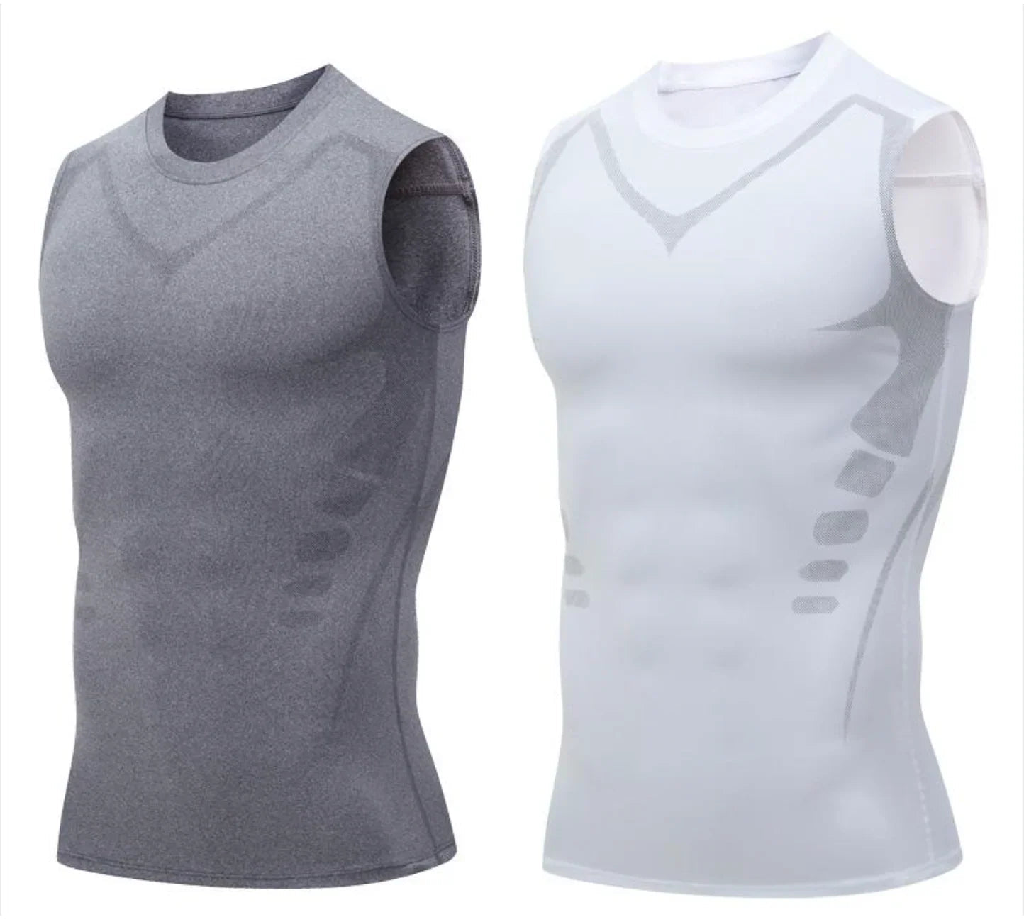 🔥💪 PROMO LIMITÉE 50% ! Gilet Sculptant Ionique pour Homme – Compression Raffraîchissante, Invisible sous les Vêtements, Affine la Silhouette ✨