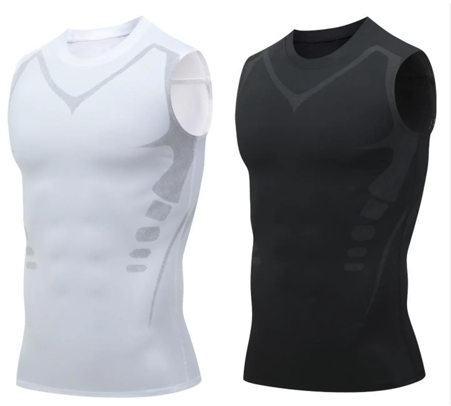 🔥💪 PROMO LIMITÉE 50% ! Gilet Sculptant Ionique pour Homme – Compression Raffraîchissante, Invisible sous les Vêtements, Affine la Silhouette ✨
