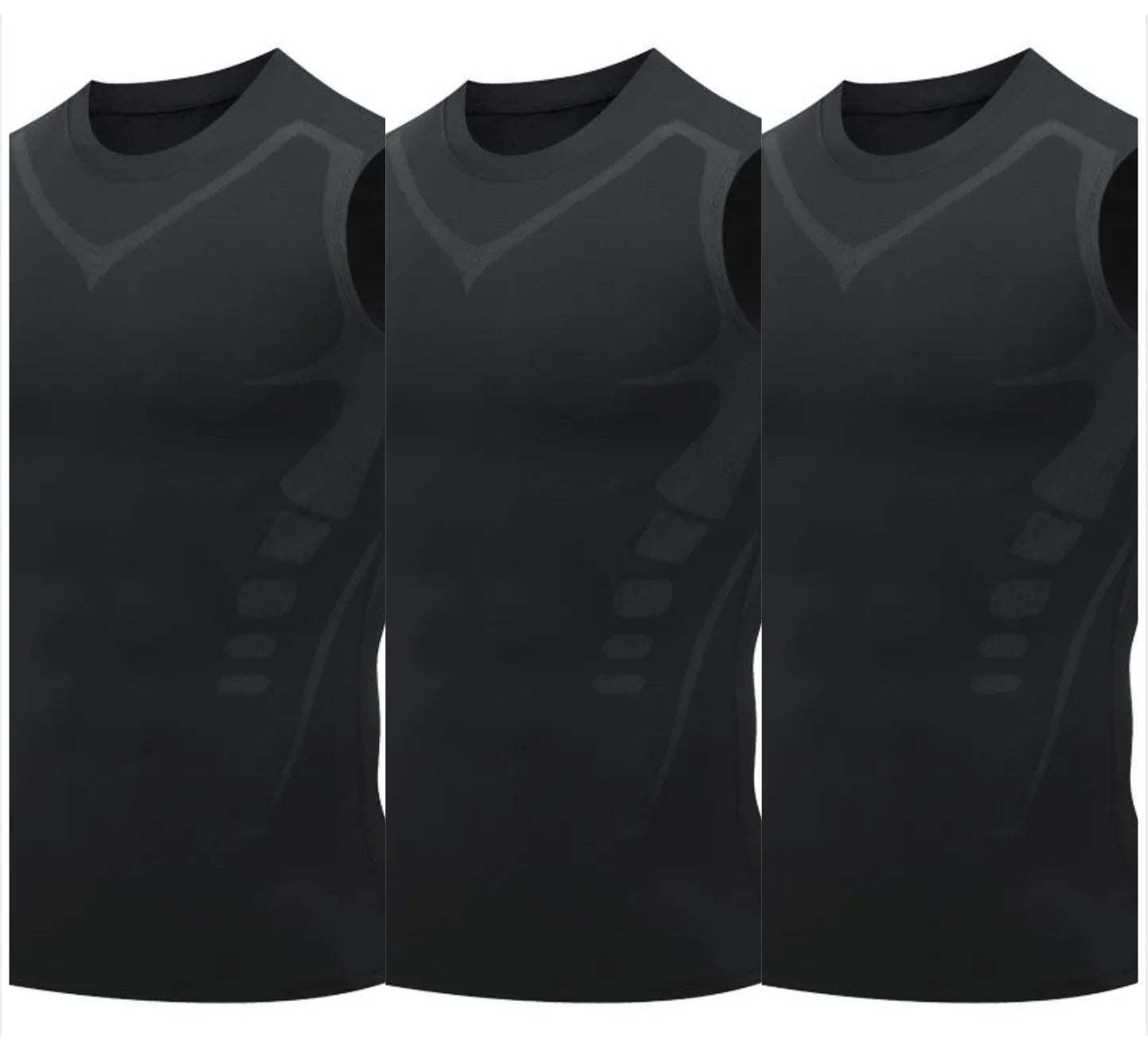 🔥💪 PROMO LIMITÉE 50% ! Gilet Sculptant Ionique pour Homme – Compression Raffraîchissante, Invisible sous les Vêtements, Affine la Silhouette ✨