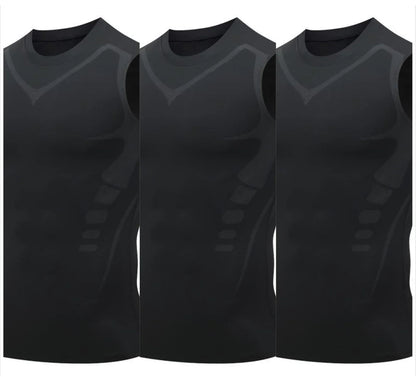 🔥💪 PROMO LIMITÉE 50% ! Gilet Sculptant Ionique pour Homme – Compression Raffraîchissante, Invisible sous les Vêtements, Affine la Silhouette ✨