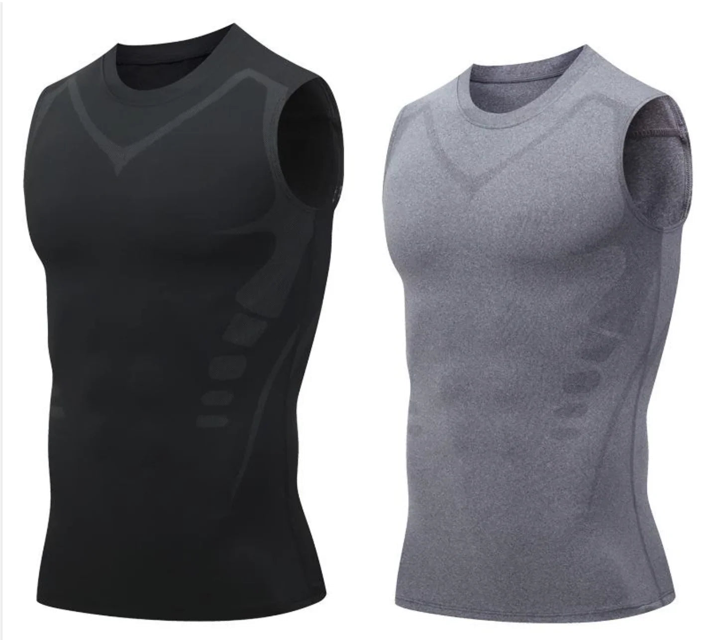 🔥💪 PROMO LIMITÉE 50% ! Gilet Sculptant Ionique pour Homme – Compression Raffraîchissante, Invisible sous les Vêtements, Affine la Silhouette ✨