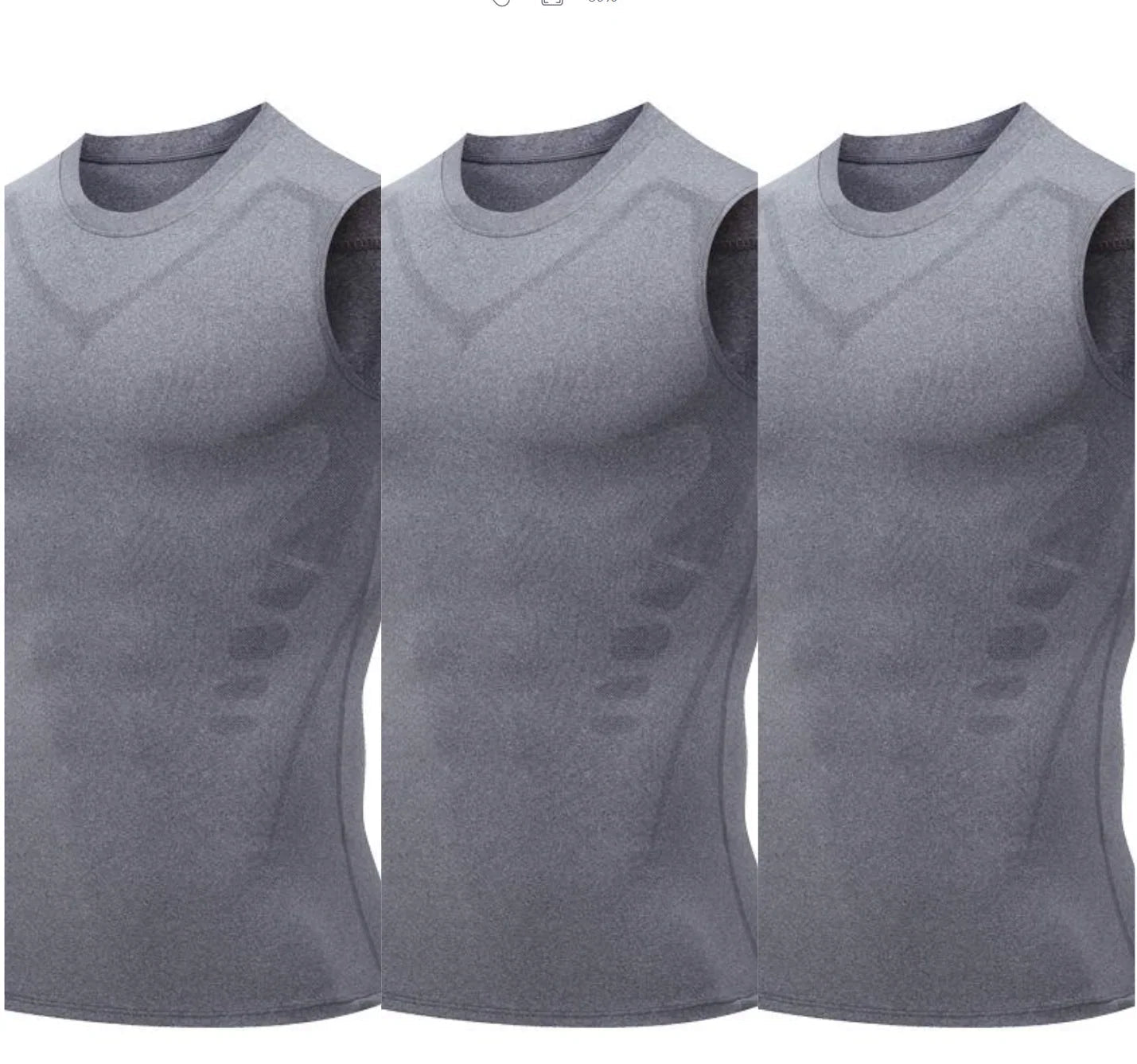 🔥💪 PROMO LIMITÉE 50% ! Gilet Sculptant Ionique pour Homme – Compression Raffraîchissante, Invisible sous les Vêtements, Affine la Silhouette ✨