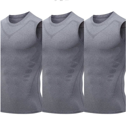 🔥💪 PROMO LIMITÉE 50% ! Gilet Sculptant Ionique pour Homme – Compression Raffraîchissante, Invisible sous les Vêtements, Affine la Silhouette ✨