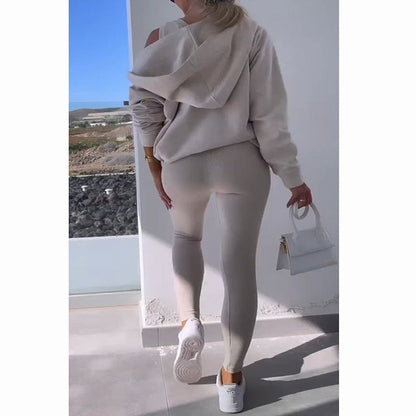 🔥LIVRAISON GRATUITE🔥Cardigan à capuche, gilet, jambières, costume trois pièces