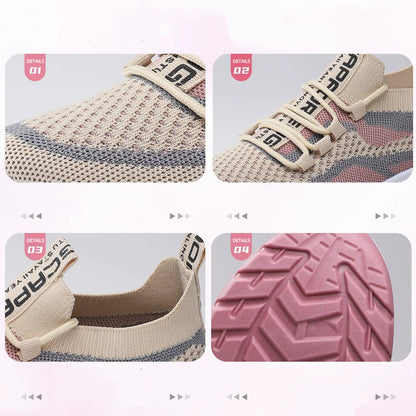 👟 50% DE RÉDUCTION ! 🏃‍♀️ Chaussures de course décontractées à lacets pour femmes – Légères, respirantes & amortissantes – parfaites pour la course ou le quotidien 🌸