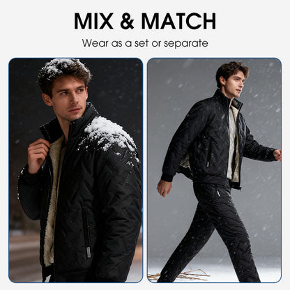 📢📢50 % DE RÉDUCTION !! ⏰Ensemble deux pièces élégant composé d'une veste et d'un pantalon chauds pour homme