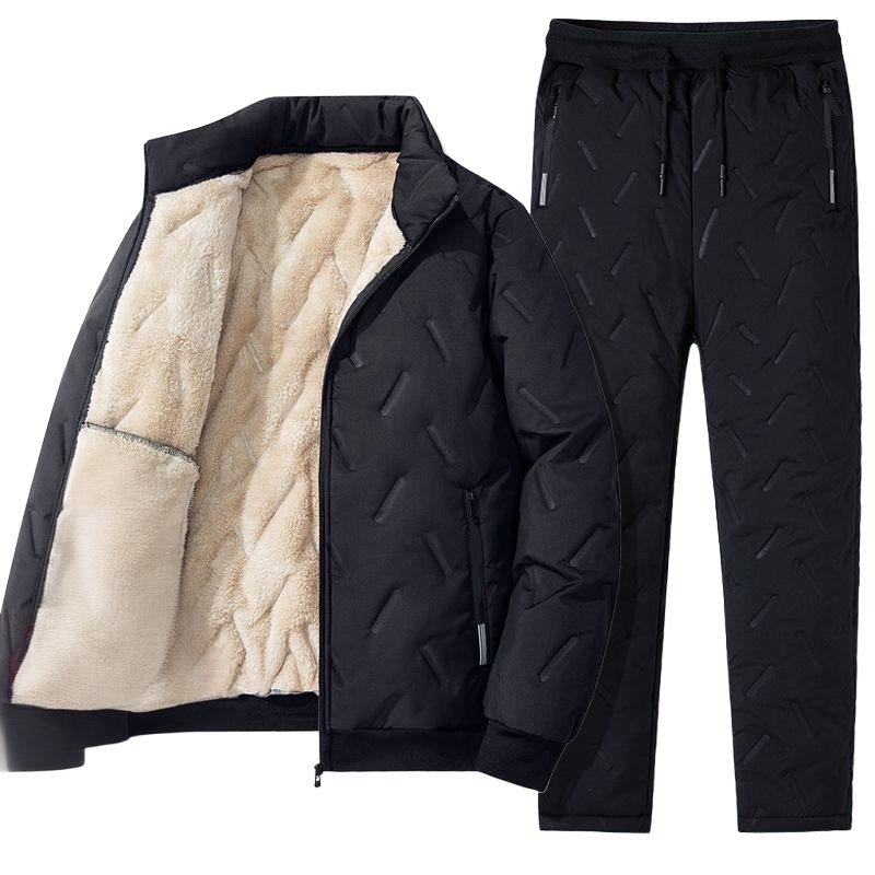 📢📢50 % DE RÉDUCTION !! ⏰Ensemble deux pièces élégant composé d'une veste et d'un pantalon chauds pour homme