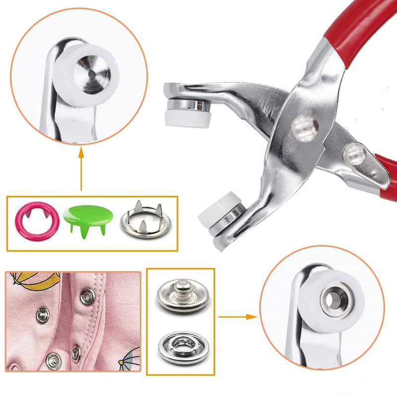 🧵 50 % DE RÉDUCTION ! 🔘 Kit de pose de boutons à faire soi-même – Kit complet, facile à utiliser et pour renforcer vos vêtements ✂️