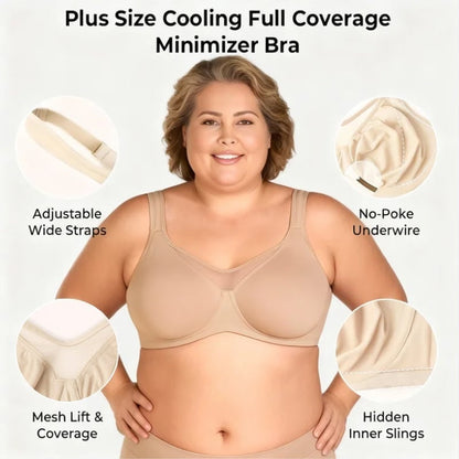 🏆 50% DE RÉDUCTION ! 💐Soutien-gorge élégant et transparent à couverture intégrale pour femmes rondes