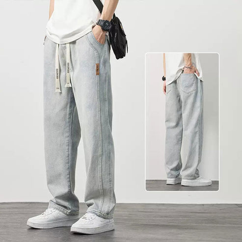 📢60% DE RÉDUCTION !!🔥Jeans droits amples pour hommes👖💥
