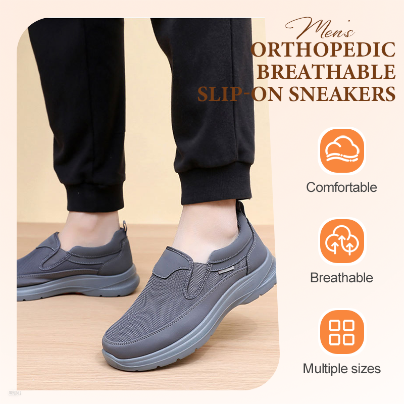 Chaussures Homme Sans Lacets - Tige Respirante, Semelle Massante Antidérapante, Confort Toute la Journée 👞⚡