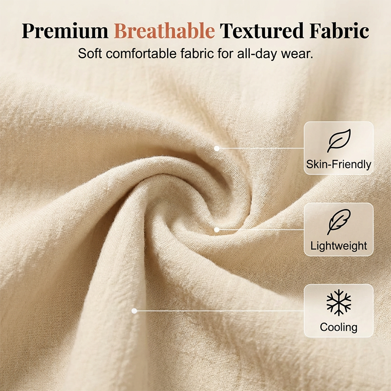 Robe-jupe courte décontractée pour femme, à manches courtes, taille élastiquée, coupe ample et fluide
