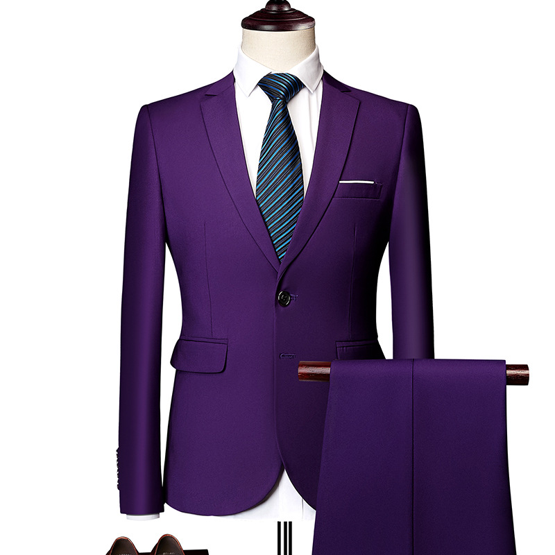 ✨👔50 % DE RÉDUCTION + LIVRAISON GRATUITE 💼Costume deux pièces pour homme, coupe moderne – Respirant, infroissable et style professionnel ✨