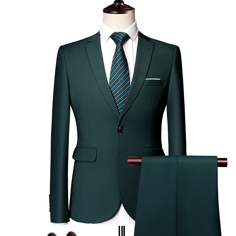 ✨👔50 % DE RÉDUCTION + LIVRAISON GRATUITE 💼Costume deux pièces pour homme, coupe moderne – Respirant, infroissable et style professionnel ✨
