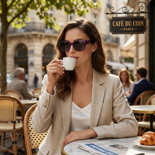 🔥Promotion exceptionnelle : 50 % de réduction🔥😎Lunettes de soleil polarisantes tendance pour femme, avec monture à motif serpent – Protection UV pour la ville, les trajets en voiture et les vacances🕶️✨