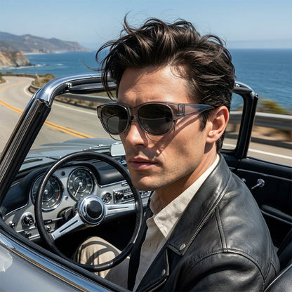 🔥Promotion exceptionnelle : 50 % de réduction🔥😎Lunettes de soleil polarisantes tendance pour femme, avec monture à motif serpent – Protection UV pour la ville, les trajets en voiture et les vacances🕶️✨
