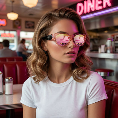 🔥Promotion exceptionnelle : 50 % de réduction🔥😎Lunettes de soleil polarisantes tendance pour femme, avec monture à motif serpent – Protection UV pour la ville, les trajets en voiture et les vacances🕶️✨