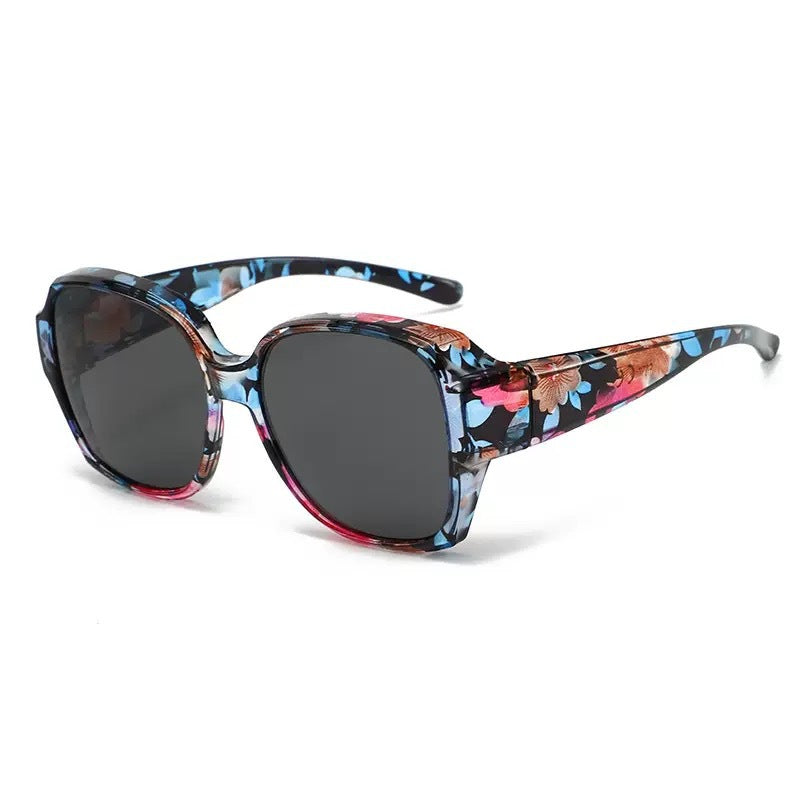 🔥Promotion exceptionnelle : 50 % de réduction🔥😎Lunettes de soleil polarisantes tendance pour femme, avec monture à motif serpent – Protection UV pour la ville, les trajets en voiture et les vacances🕶️✨