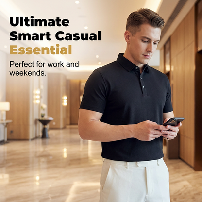 Chemise décontractée de bureau unie à manches courtes pour homme, effet rafraîchissant