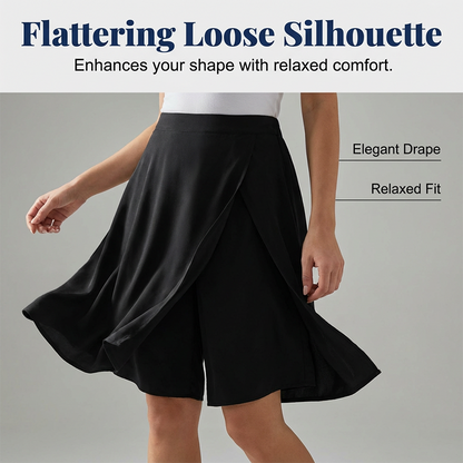 📢📢50 % DE RÉDUCTION !! ⏰Jupe-short décontractée à taille élastique pour femme