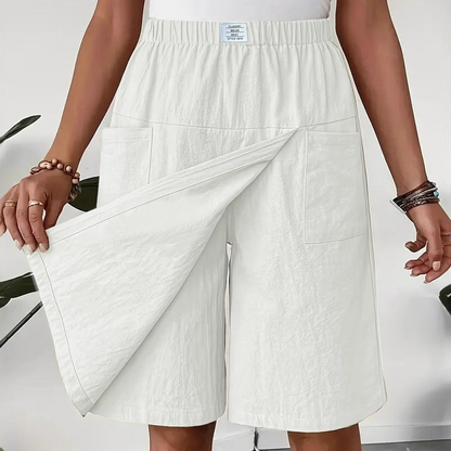 📢📢50 % DE RÉDUCTION !! ⏰Jupe-short décontractée à taille élastique pour femme