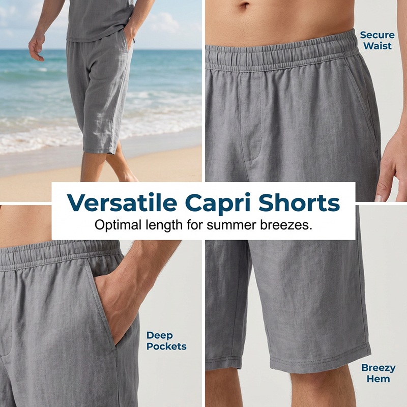 👕 PROMO LIMITÉE 50% DE RÉDUCTION ! 💥 Ensemble Chemise Pantalon Lin Homme – Respirant, Coupe Décontractée, Estival ✨