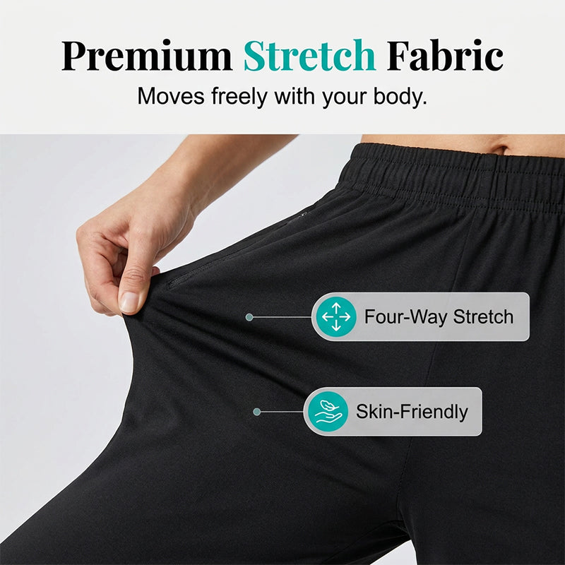 📢📢50 % DE RÉDUCTION !! ⏰Pantalon capri décontracté pour femme, extensible et à séchage rapide
