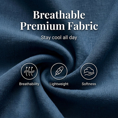 🔥 Jusqu'à -50% sur toute la collection !💙Ensemble coordonné composé d'un caraco à volants et d'un pantalon en tissu respirant